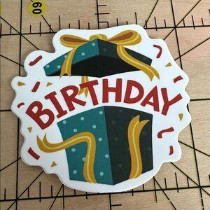 💜13/$13 +Bundle Sticker Sale | Happy Birthday Waterproof Sticker